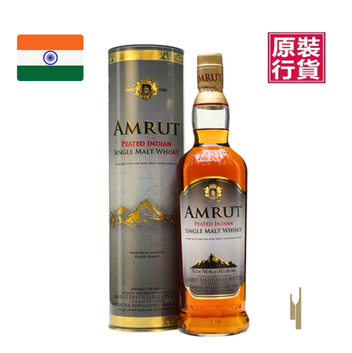 雅沐特"泥煤"單一麥芽威士忌 46% Amrut Peated Single Malt Whisky