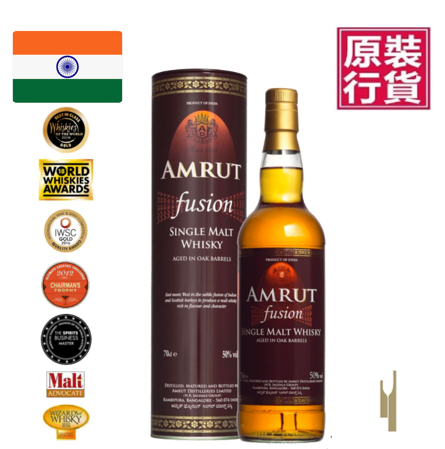 印度 雅沐特"融合" 單一麥芽威士忌 50% Amrut Fusion Indian Single Malt Whisky