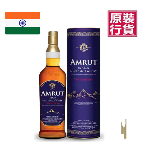 印度 雅沐特原桶強度單一純麥威士忌 61.8% Amrut Single Malt Cask Strength #India Whisky