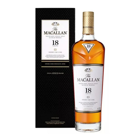 The Macallan 18 Years Old Highland Single Malt Sherry Oak Cask 2021 700ml